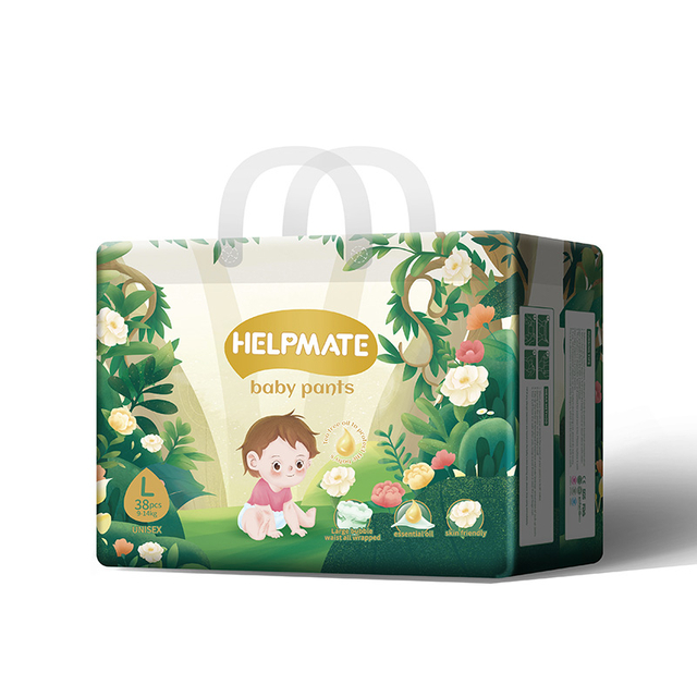 Cal&ccedil;a pull-up para beb&ecirc; tamanho L de alta qualidade, macia e absorvente