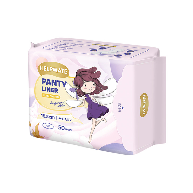 Almofada sanit&aacute;ria de algod&atilde;o ultracompacto de 185 mm para prote&ccedil;&atilde;o contra luz (50 unidades)