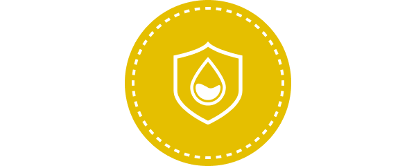 &Iacute;cone de design anti-vazamento para prote&ccedil;&atilde;o